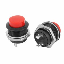 2x Red Momentaryreset Horn Push Button Switch Carboat Round Circular Dc 12v 5a 2x Red Momentaryreset Horn Push Button Switch Carboat Round Circular Dc 12v 5a