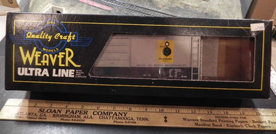 O SCALE FREIGHT CAR WEAVER B&O SENTINAL BOXCAR