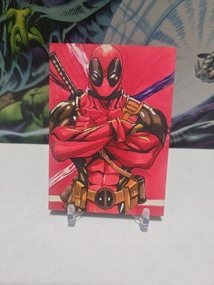 2021 Superhero Marvel X-Men Deadpool Sketch Card 1/1 Case Hit SSP/ Artist Auto