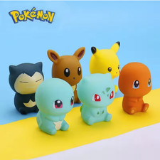 Set of 6 Pokemon Bath Toys - Pikachu and Friends - Adorable Gift for Babies 