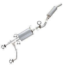 Stainless Steel Muffler Assembly Exhaust Kit fits: 2001-04 QX4, Pathfinder 3.5L