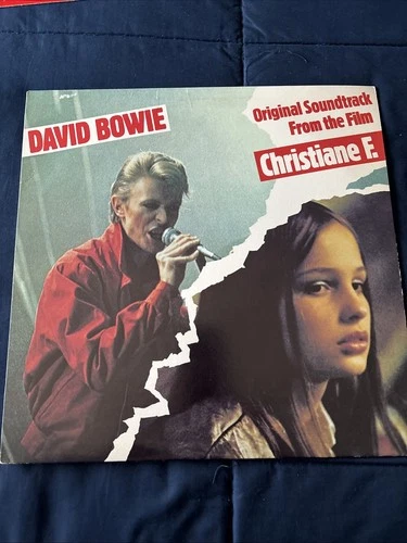 DAVID BOWIE ORIGINAL SOUNDTRACK LP FROM CHRISTIANE F. 1982 RCA ABL1-5239 Excelnt