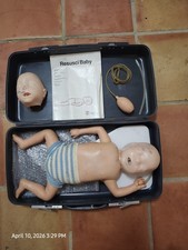 Laerdal Resusci Baby Infant CPR Training Manikin with Hard Carry Case   As Is