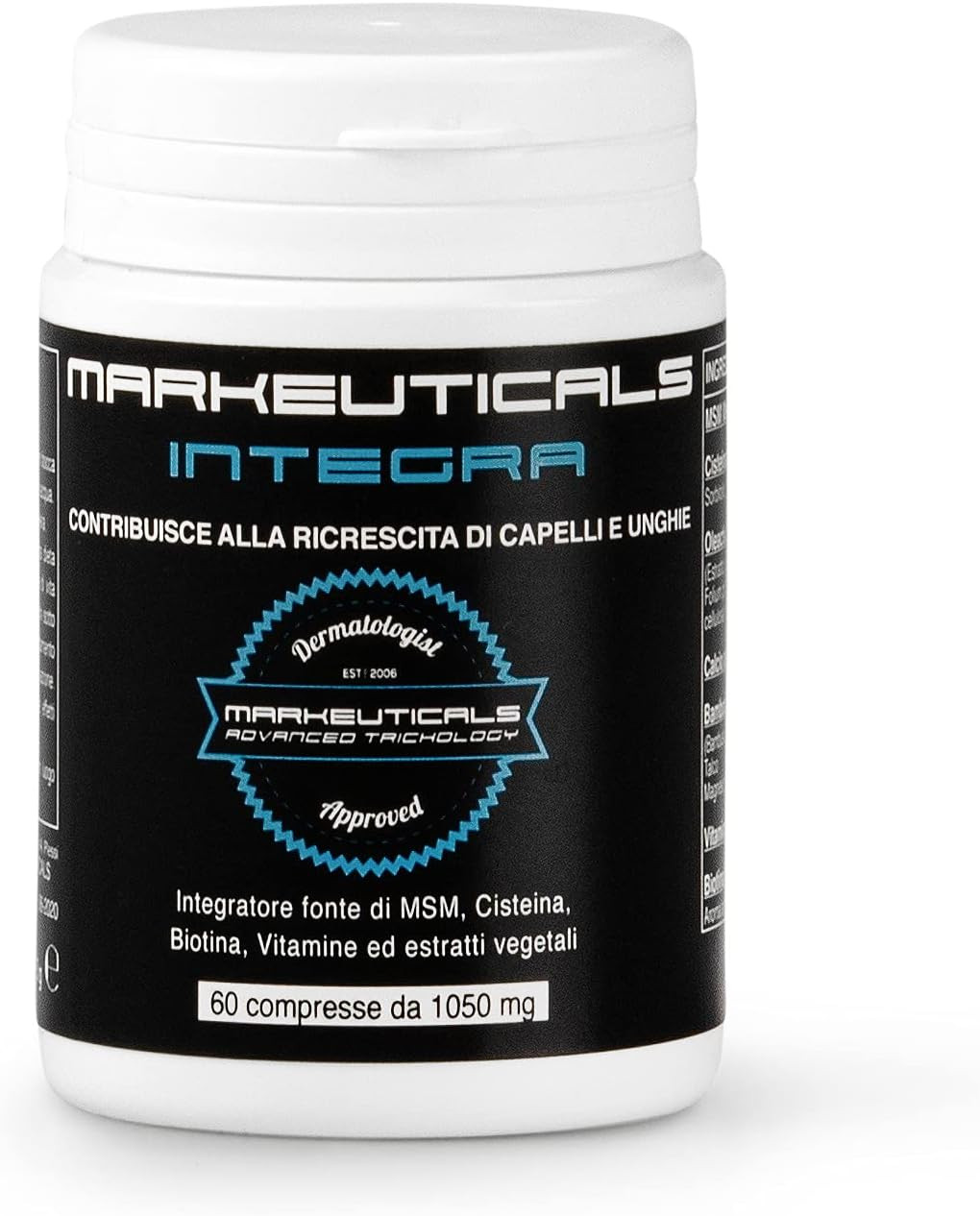 Miglior Integratore per Capelli Integra Markeuticals | Ricrescita Rapida
