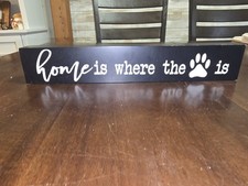 Pet Collection Decorative Plaque Home Is Where The Dog Is