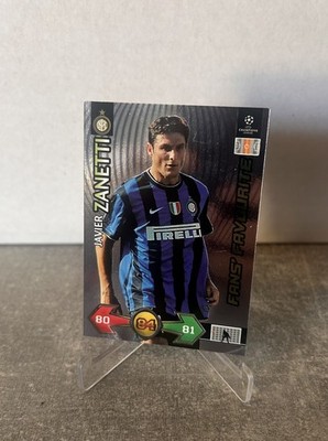 2009-10 Panini UEFA Champions League Super Strikes Fans Favorites Javier Zanetti