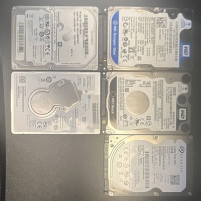 Seagate WD Samsung 2.5'' SATA Internal Hard Disk Drive Lot ST1000LM035 WD5000PLX