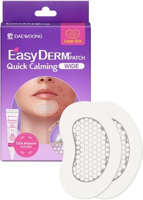 EasyDerm Quick Calming Magnesium Patches WIDE Wide Patch 1 Pack,
