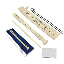 Soprano Recorder Baroque style style C Key 8 Holes Soprano German ivory white