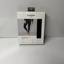 Goodfellow & Co Men's Premium Ultra-Soft Thermal Pants, Black, Medium