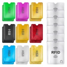 24 Pcs RFID Blocking Sleeves Credit Card Sleeves Set Card Protector Identity ...