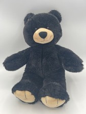 Build A Bear Workshop Black Bear 16" Teddy Plush Stuffed Animal BABW