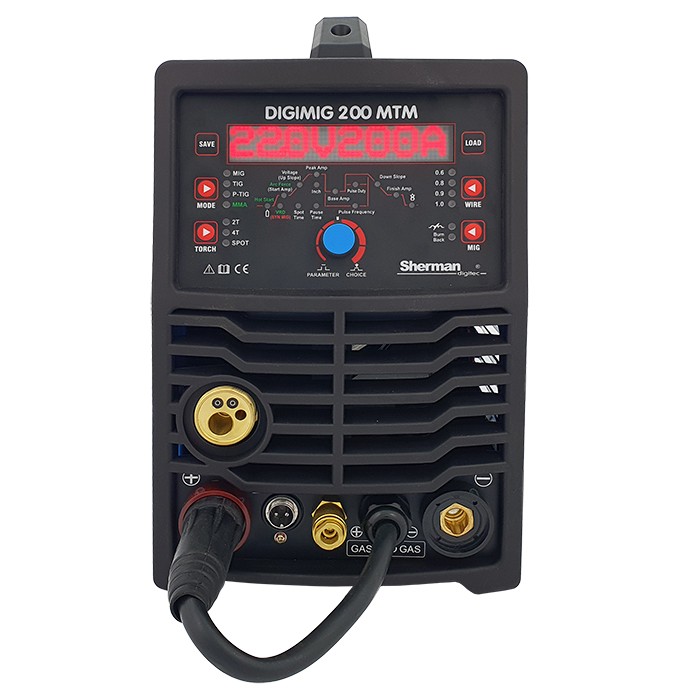 Sherman DIGIMIG 200 MTM avec soudage à froid COLD WIG HF pour acier et inox