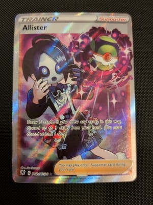 Allister TG24/TG30 Swsh10: Astral Radiance Trainer Gallery Holo