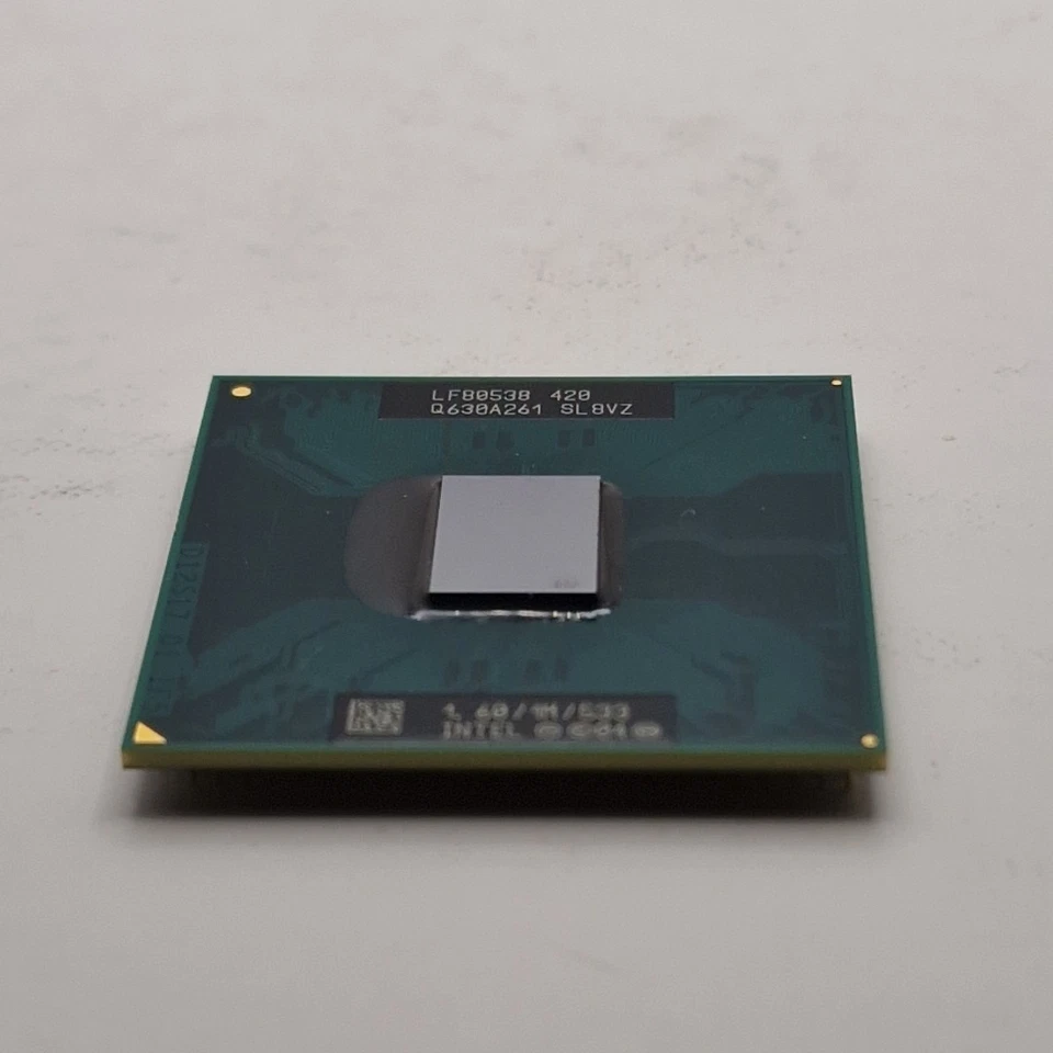 Intel Celeron M 420 SL8VZ 1.6ghz/1M/533 Socket M Laptop CPU Processor 2004 - Image 3 of 4