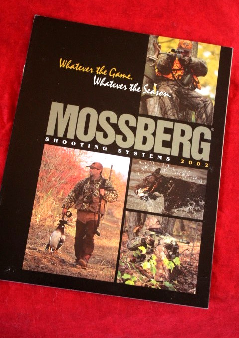 Original MOSSBERG 2002  CATALOG  Shotgun Rifle Accessories  500 590 835  SSi-One
