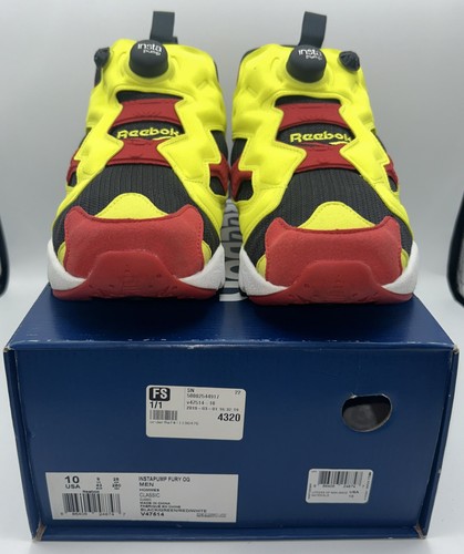 REEBOK INSTAPUMP FURY OG GR. 10 CITRON JACKIE CHAN BJORK 2019 EUC mit Box selten! - Bild 2 von 9
