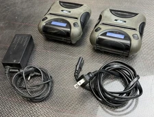 *Lot of 2* Star Micronics SM-T300I WSP-i350 Bluetooth Printer w/ 1x Adapter