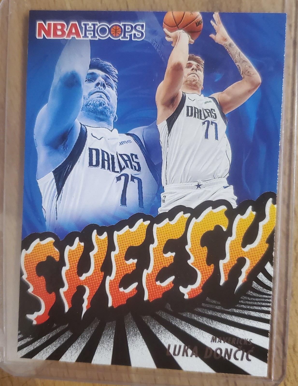 2023-24 Panini Nba Hoops Premium Stock - Sheesh Luka Dončić #16 Silver Prizm