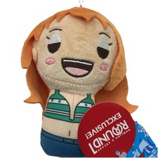 ONE PIECE doll Nami /Round1 Exclusive/ Japan / Kokeshi Plush 6" official New