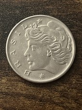 1970 Brazil Brasil 50 Fifty Centavos Beautiful Actual Coin TB9776*