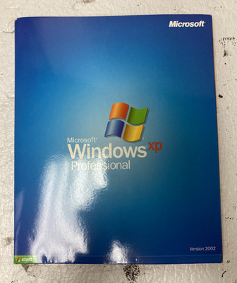 Microsoft Windows XP Professional w/ Product Key CD Version 2002