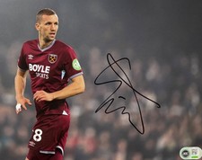 Tom&aacute;&scaron; Souek Signed 10x8 West Ham United Photo ACG CERTIFIED AG130272