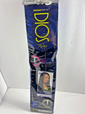 ZURY DIOS INVISIBLE WEAVE PART HAND MADE REMY FIBER YAKY HAIR 10  COLOR 1 (1PCK)