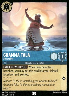 Gramma Tala - Storyteller Uncommon The First Chapter Lorcana NM/M 146/204