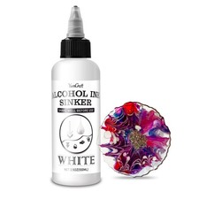 White Alcohol Ink for Epoxy Resin, 3.5oz Concentrated 3.4 fl oz,