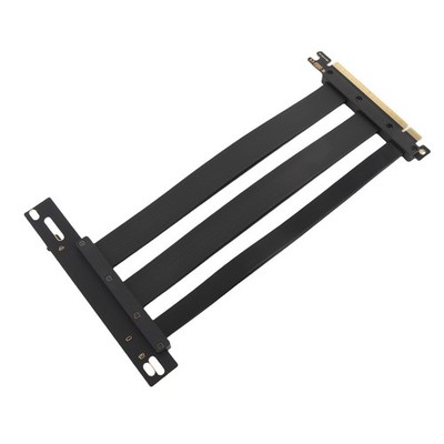 PCI E 4.0 X16 High Speed Extension Card Port GPU Extender Riser Kabel 90 Grad