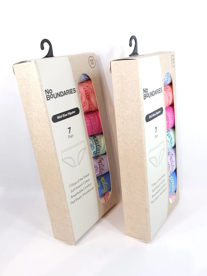 Комплект из 2 без границ женщин хлопок стринги трусики 7-Pack дней недели XXXL 22 - Изображение 4 из 4