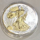 Gold Inlay American Eagle 2012 Walking Liberty Exquisite Detail