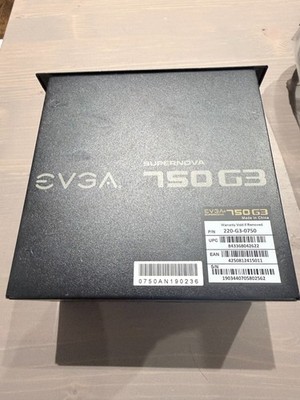 EVGA SuperNOVA 750W G3 80 Plus Gold Power Supply - Fully Modular