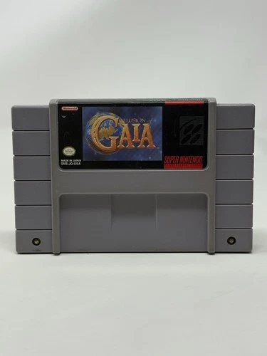Illusion of Gaia Super Nintendo Entertainment SNES Authentic Tested Cleaned Pins
