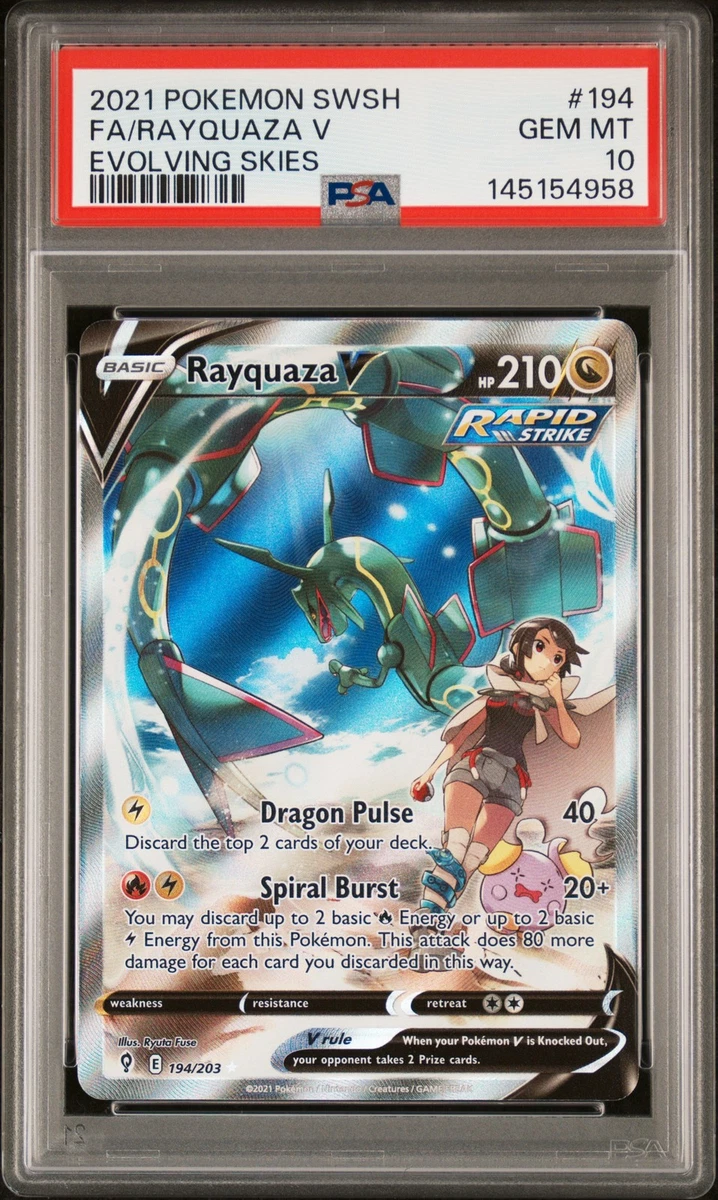 Rayquaza Pokémon TCG Professional Sports Authenticator (PSA) Grade