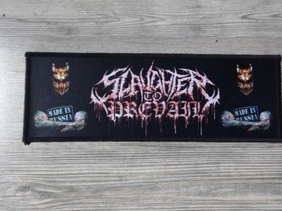 Slaughter to Prevail Death Metal Patch Back Strip Backpatch Infant Annihilator 9