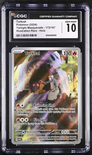 Torkoal graded CGC 10 for sale on eBay