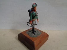 Stadden or Lasset, Napoleonic Brunswick Jager 1809, well painted 54mm lead, TD