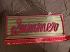 BRAND NEW SUMMER WALL ART PLAQUE  — photo 1