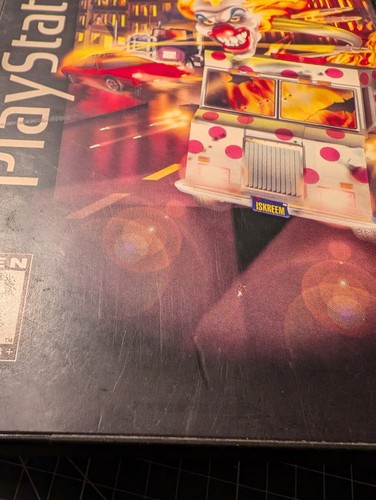 Twisted Metal Long Box PlayStation 1 PS1 completo CIB con scheda di registrazione - Foto 17 di 21