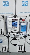 PPG Clearcoat Deltron 1 Gallons of DCU2042, 1 Quarts DCX61 Hardener Free Ship