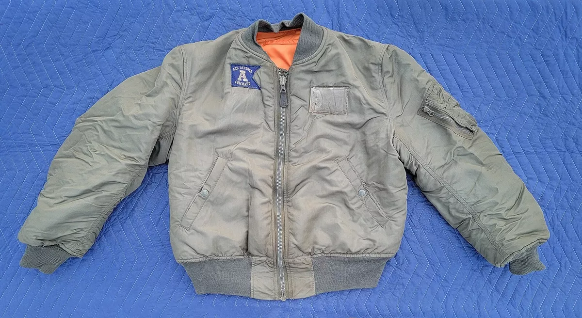 1964 USAF MA1/MA-1 Bomber/Flight Jacket-Vietnam-ALPHA INDUSTRIES-M