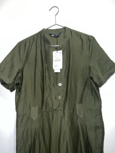 zara linen jumpsuit - Picture 3 of 4