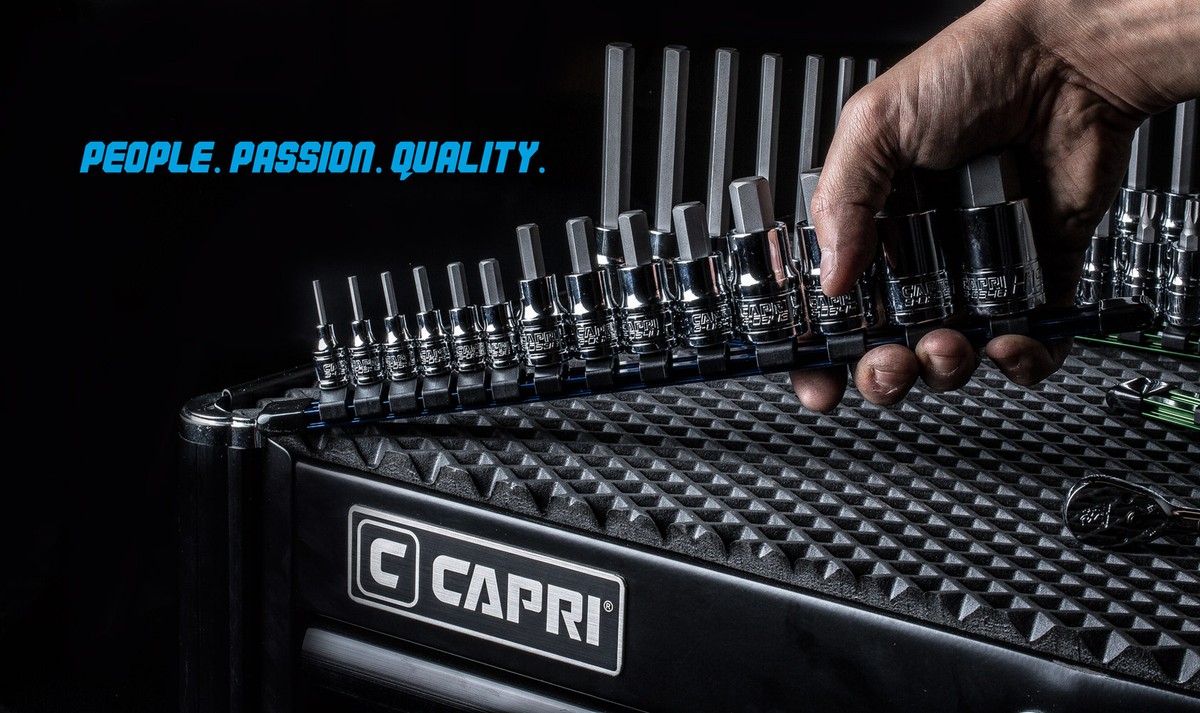 Capri Tools Steckschlüssel-Set SAE, 13-teilig – Profi-Qualität Für Hohe Belastung