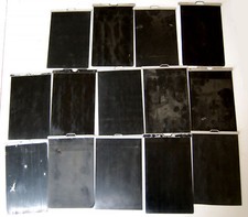 Fourteen 5x7 Dark Slides for Cut Film Holders