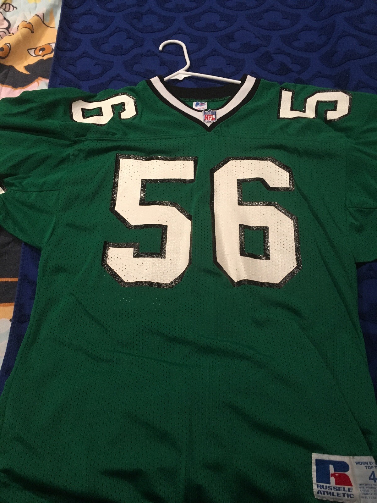 Jeff Lageman NY Jets Retro Throwback Football Jersey Vintage Style  