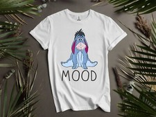 Image of Disney Mood Eeyore Winnie The Pooh Bear And Hoodie Tshirt Men Women Unisex AD518