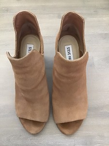 steve madden open toe booties
