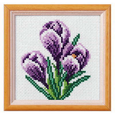 Orchidea Cross Stitch Kit: Crocus
